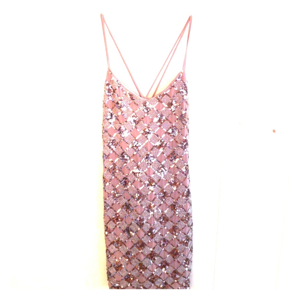 Sequins dress.